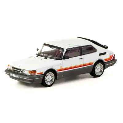 Saab 900 Turbo - Vit - GLOBAL64 - Tarmac Works