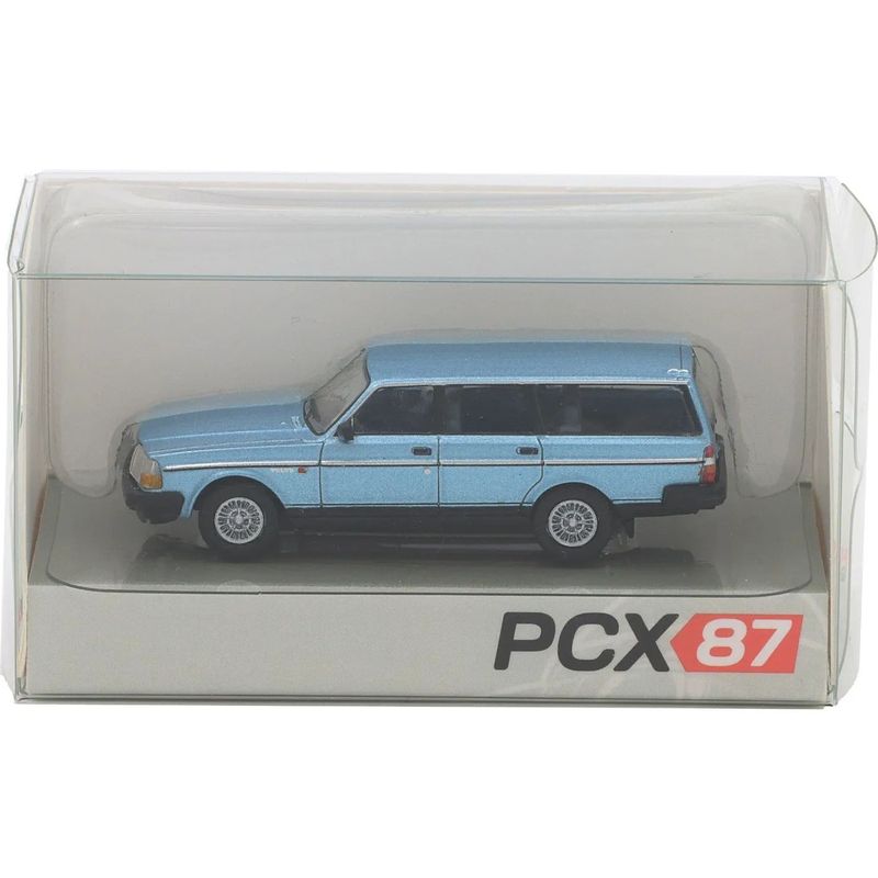 Volvo 240 GL Kombi - Ljusblå - 1989 - PCX87 - 1:87