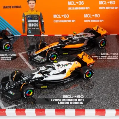 4 x Lando Norris - McLaren Formula 1 Team - Bburago - 1:43