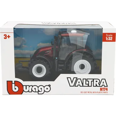 Traktor - Valtra N174 - Bburago - 14 cm