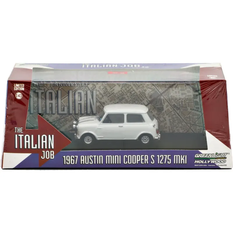 Austin Mini Cooper S - The Italian Job - Greenlight - 1:43