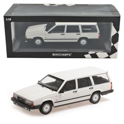 Volvo 740 GL Break - 1986 - Vit - Minichamps - 1:18