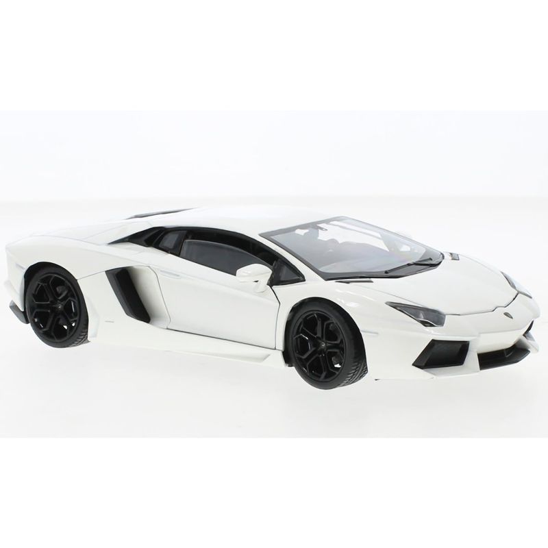 Lamborghini Aventador Coupé - Vit - 1:24 - Welly