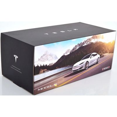 Tesla Model S P100D - 2016 - Gråmetallic - 1:18