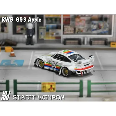 Porsche 911 (993) RAUH-Welt - Apple - Street Warrior - 1:64