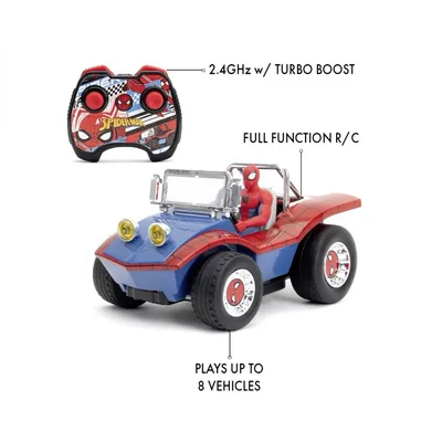 Spider-Man Buggy - Radiostyrd Bil - Jada Toys - 17 cm