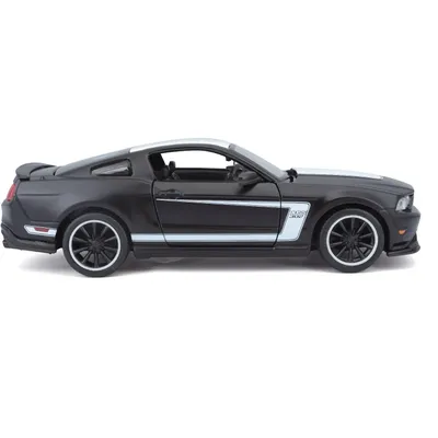 Ford Mustang Boss 302 - Svart / Vit - Maisto - 1:24