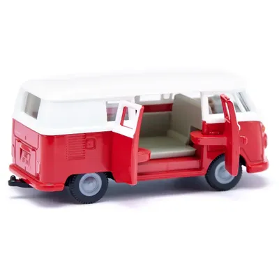 Volkswagen T1 Bus - Röd och Vit - 2361 - Siku - 1:50