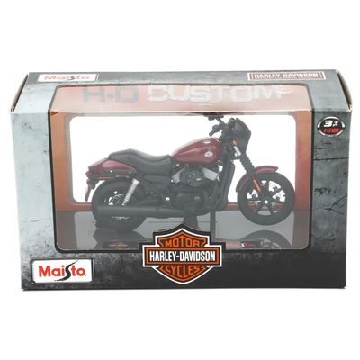 2015 Street 750 - Harley-Davidson - Vinröd - Maisto - 1:18