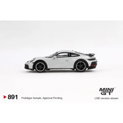 Porsche 911 Dakar - Ice Gray Metallic - 891 - Mini GT - 1:64