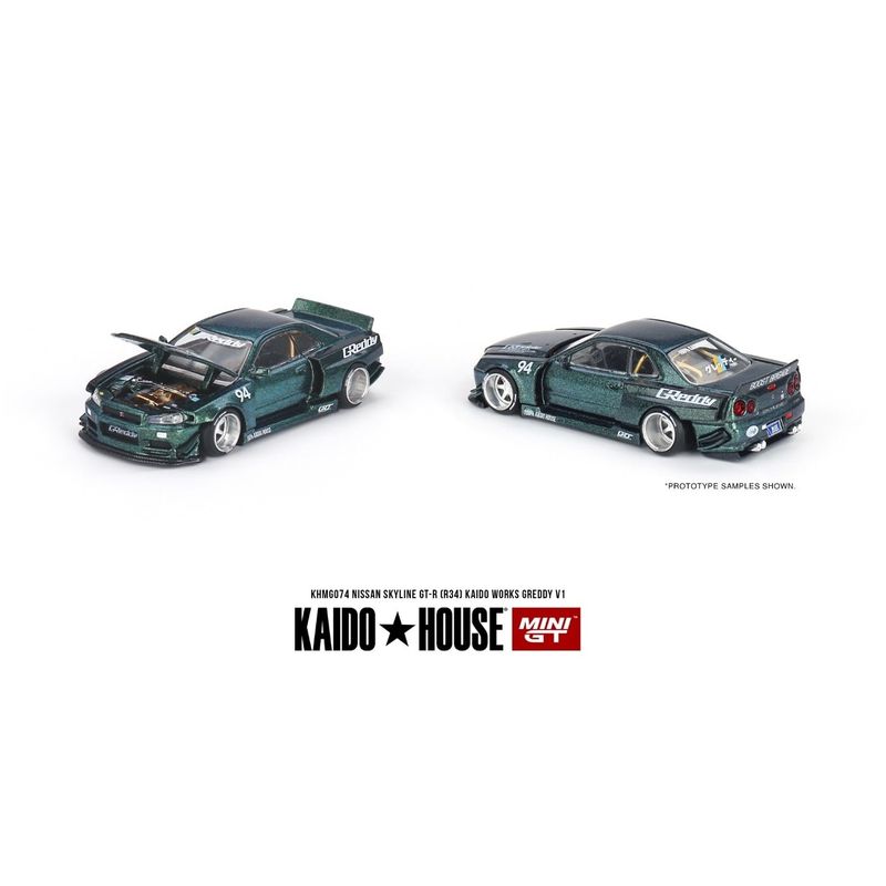 Nissan Skyline GT-R (R34) - Kaido House x Mini GT - 1:64