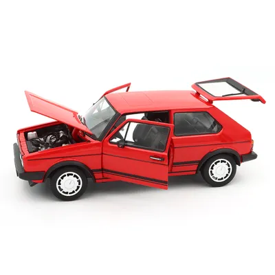 Volkswagen Golf I GTI - Röd - Welly - 1:18