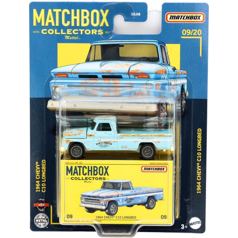 1964 Chevy C10 Longbed - Blå - Collectors - Matchbox
