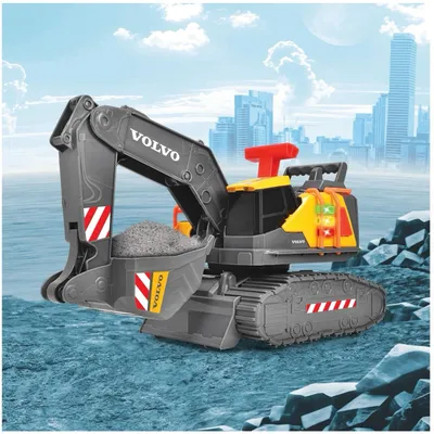 Volvo Grävmaskin - Power Excavator - Dickie Toys - 30 cm
