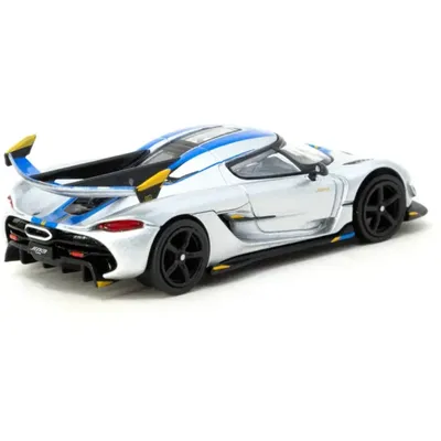 Koenigsegg Jesko Attack - Silver - GLOBAL64 Tarmac Works - 1:64