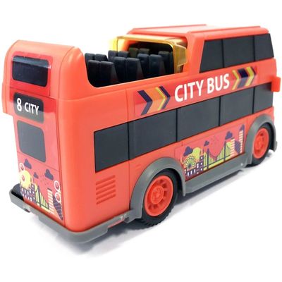 City Bus - Röd Stadsbuss - Ljud och Ljus - Dickie Toys