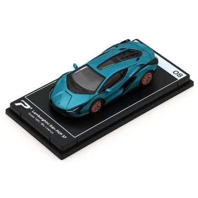 Lamborghini Sián FKP 37 - Blå - PosterCars - 1:64