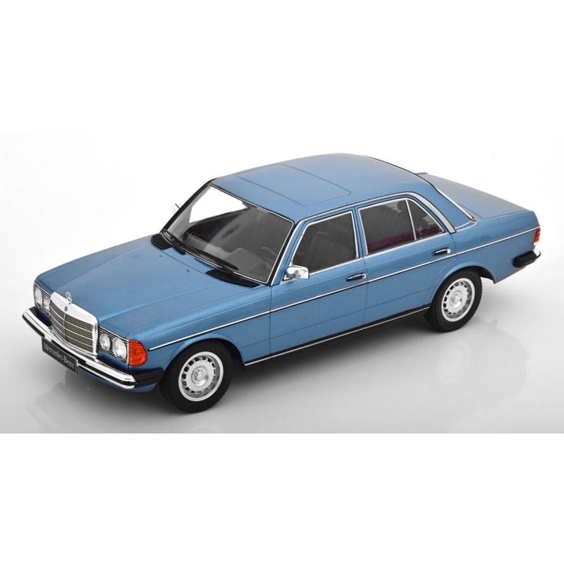 Mercedes-Benz 230 E (W123) - 1975 - Blå - KK-Scale - 1:18