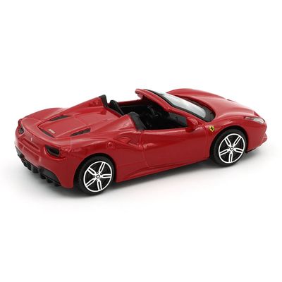 Ferrari 488 Spider - 2016 - Röd - Bburago - 10 cm