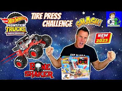 Tire Press Challenge - Monster Trucks Arena Smashers - HW