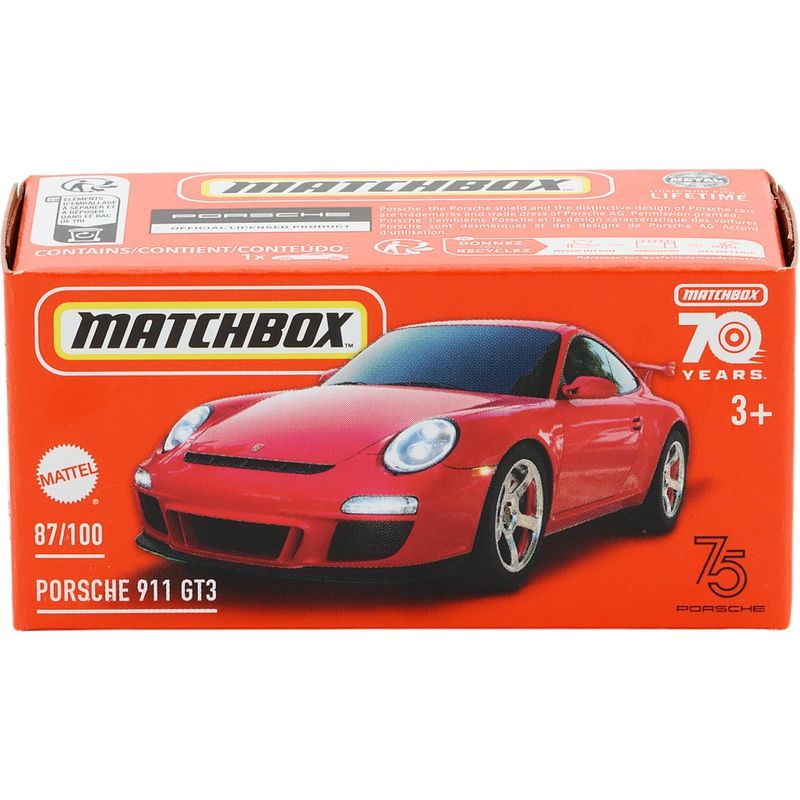 Porsche 911 GT3 - Röd - Power Grab - Matchbox