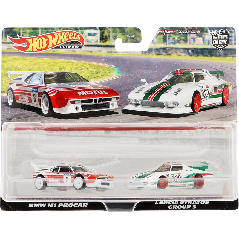 BMW M1 Procar + Lancia Stratos Group 5 - 2-pack - Hot Wheels