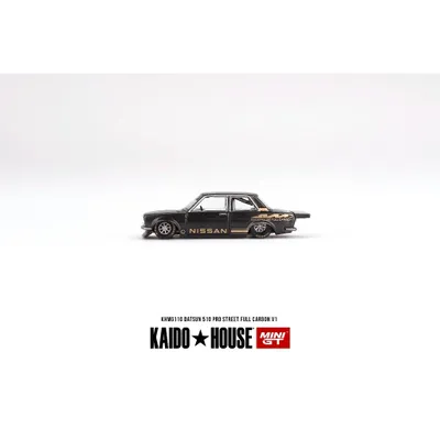 Datsun 510 Pro Street Full Carbon V1 KAIDO - Mini GT - 1:64