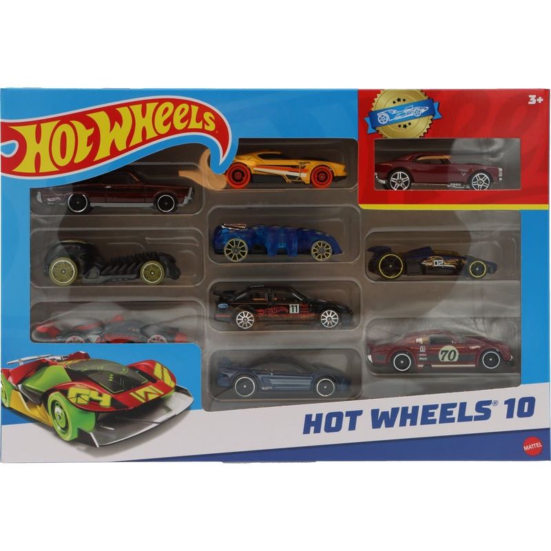 Hot Wheels 10 - Multipack med 10 leksaksbilar - Variant 6