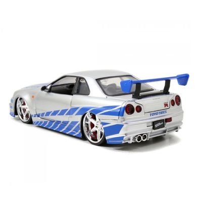 Brian's Nissan Skyline GT-R (BNR34) 1999 - Jada Toys - 1:24