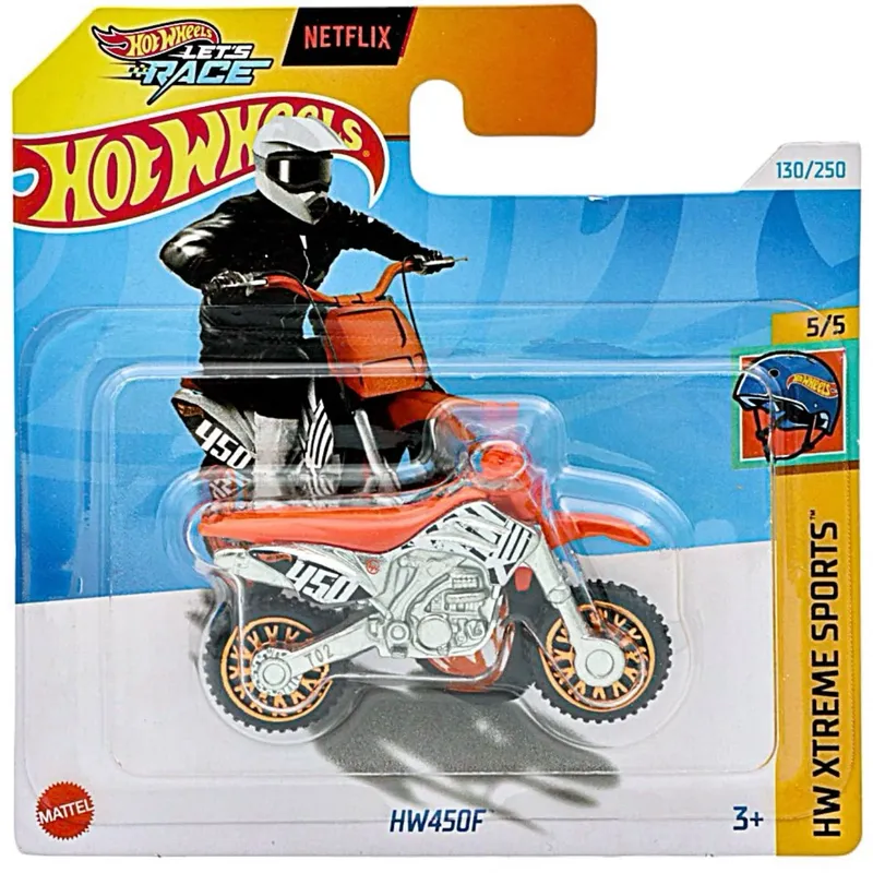 HW450F - Orange - Let's Race - Hot Wheels