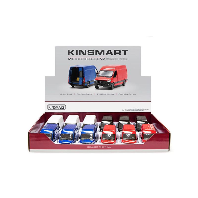 Mercedes-Benz Sprinter - 1:48 - Kinsmart - Svart