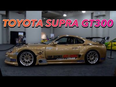 Toyota Top Secret GT300 Supra - Chrome Gold - 277 - Pop Race - 1:64