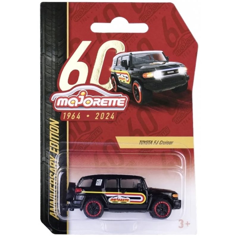 Toyota FJ Cruiser - Svart - Majorette 60 Years - 8 cm