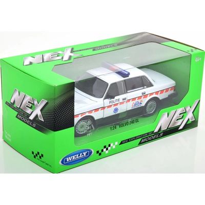 Volvo 240 GL polisbil - Nederländerna - Welly - 1:24