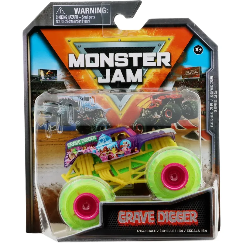 Grave Digger - Monster Jam - Monster Truck - 10 cm