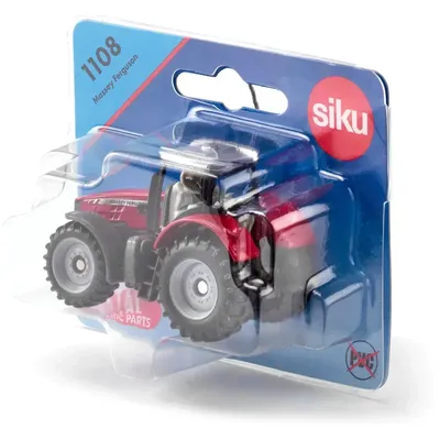Massey Ferguson - Röd traktor - 1108 - Siku - 6 cm