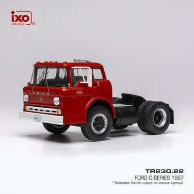 Ford C-600 - 1967 - Rød - Ixo Models - 1:43