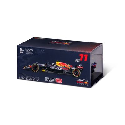 SKADAD AKRYLBOX - F1 - Red Bull - RB18 - Sergio Perez #11 - Bburago - 1:43