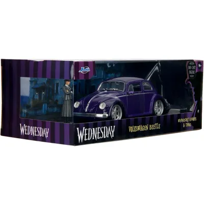 Volkswagen Beetle - Wednesday Addams & Thing - Jada - 1:24