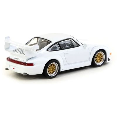 Porsche 911 GT2 - Vit - Schuco x Tarmac Works - 1:64