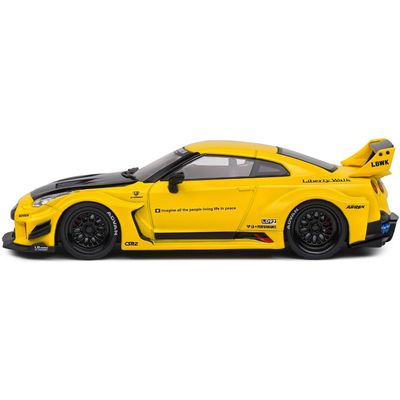 Nissan GT-R (R35) LBWK Silhouette - Gul - Solido - 1:43