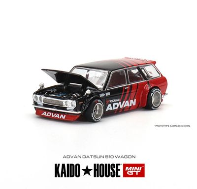 Datsun 510 Wagon - 033 - Kaido House - Mini GT - 1:64