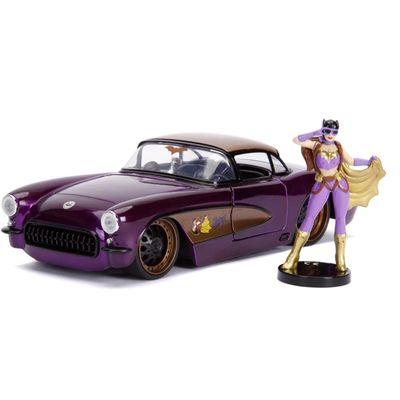 Batgirl & 1957 Chevrolet Corvette - Jada Toys - 1:24