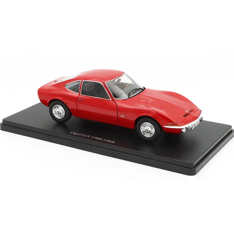 Opel GT 1900 - 1968 - Röd - Hachette Models - 1:24