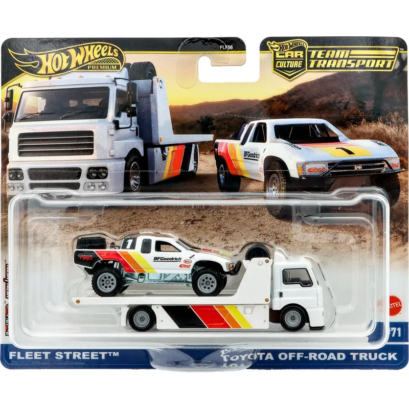 Fleet Street + Toyota Off-Road Truck - Team Transport - Hot Wheels