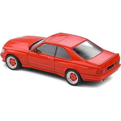 Mercedes-Benz 560 SEC AMG Widebody 1990 Röd - Solido - 1:43
