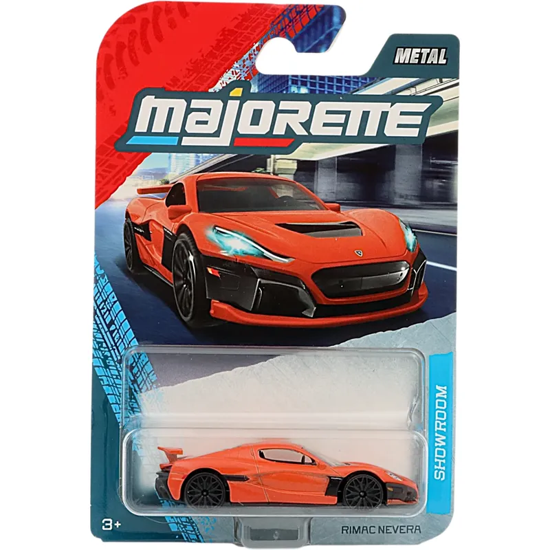 Rimac Nevera - Orange - Showroom Premium Cars - Majorette - 7 cm