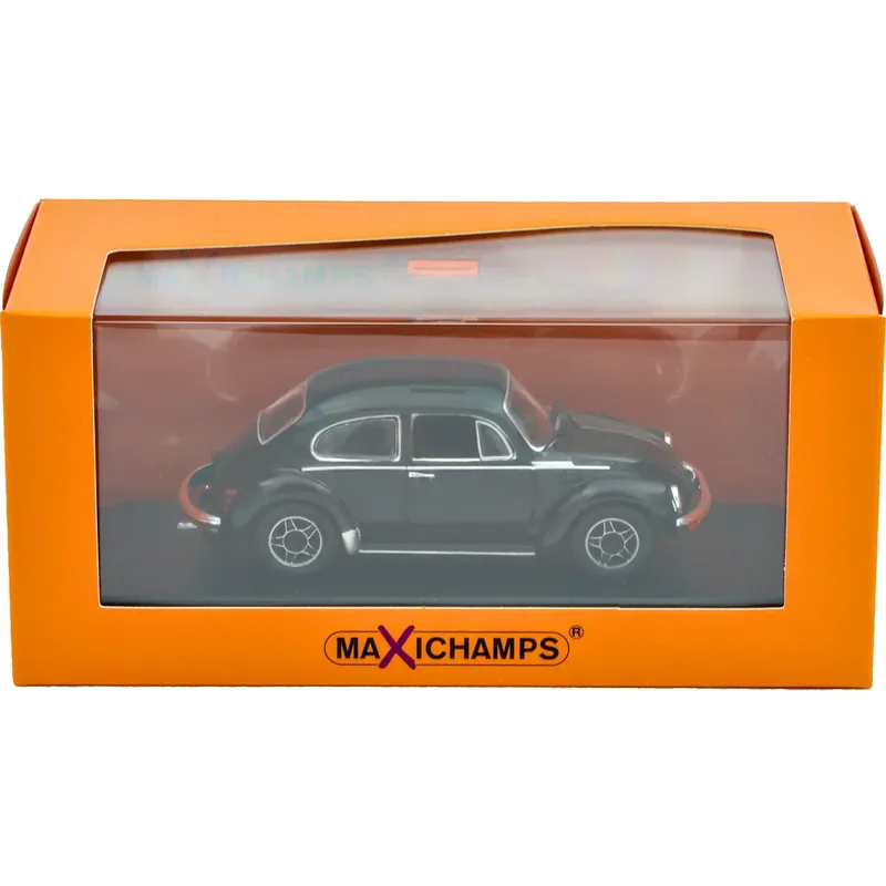 SKADAD FÖRPACKNING - Volkswagen 1303 - Beetle - 1974 - Svart - Maxichamps - 1:43