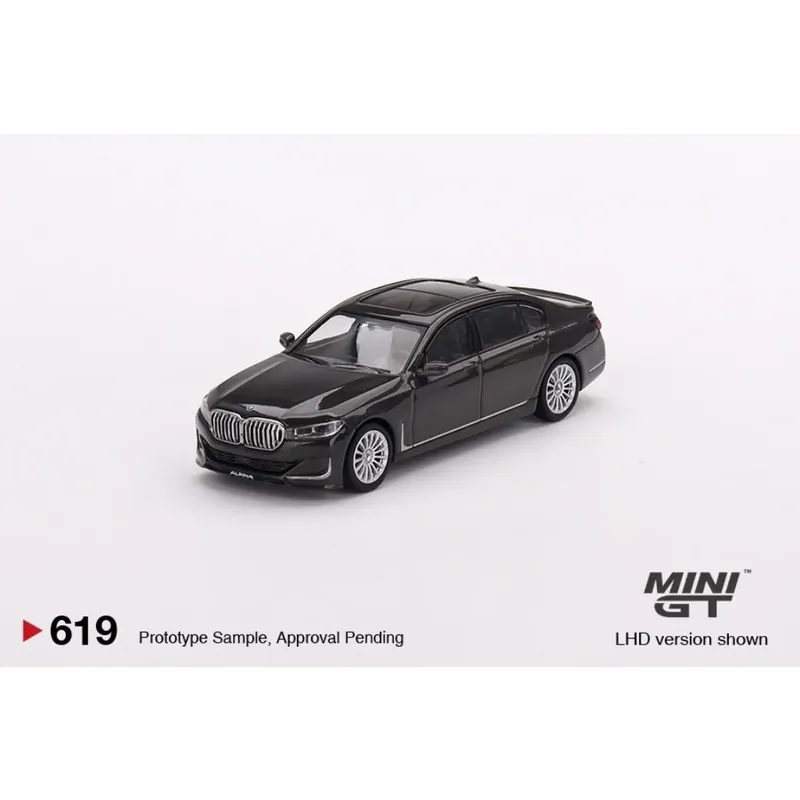 BMW Alpina B7 xDrive - Gråmetallic - 619 - Mini GT - 1:64