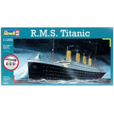 R.M.S. Titanic - Set med lim, färg och pensel - Revell - 1:1200